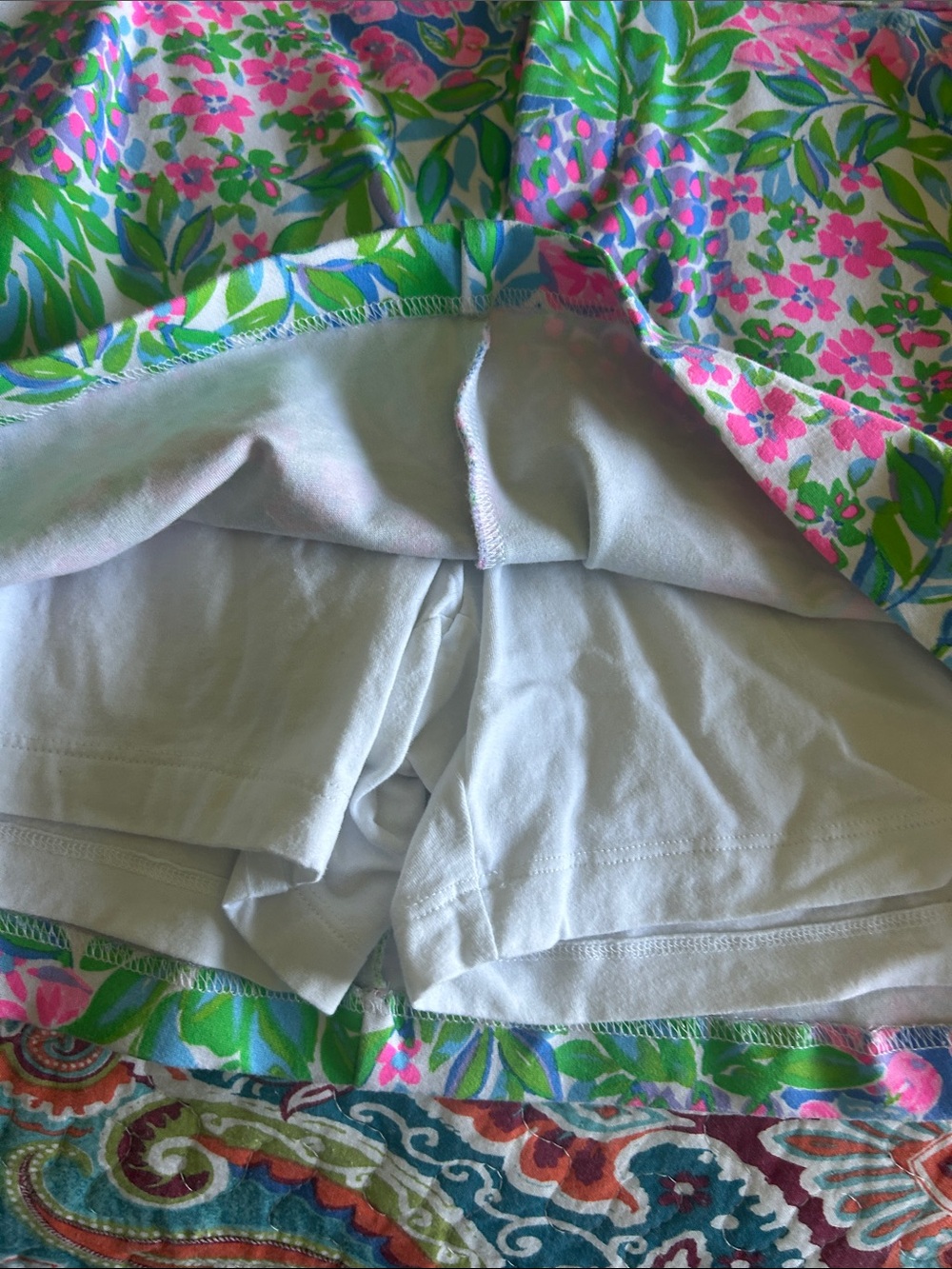 Lilly Pulitzer Pink, Green & Blue Floral Skort - Picture 2 of 6